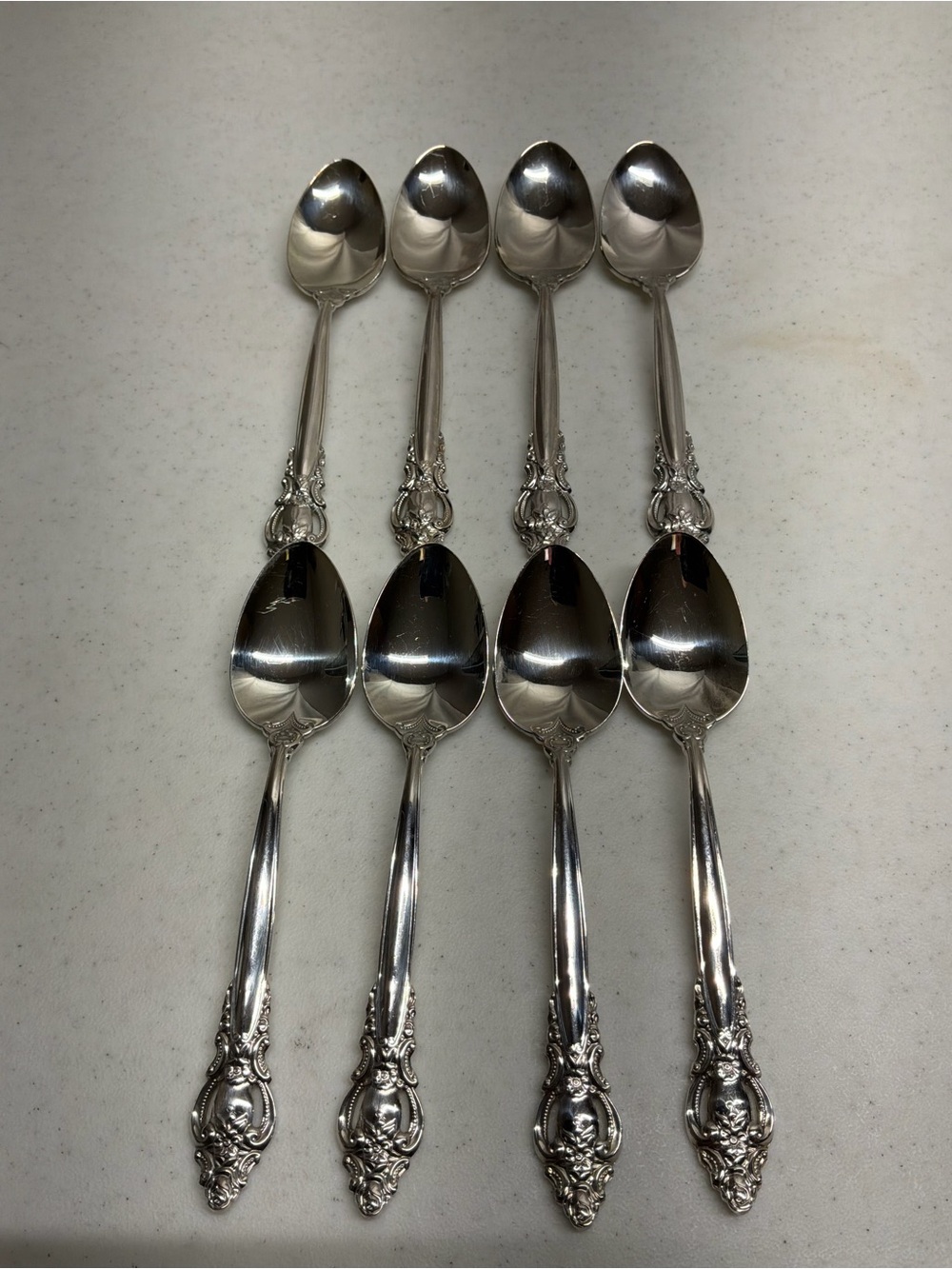 Vintage International Silver Plate Empress Pattern 43 Pcs - Picture 5 of 10